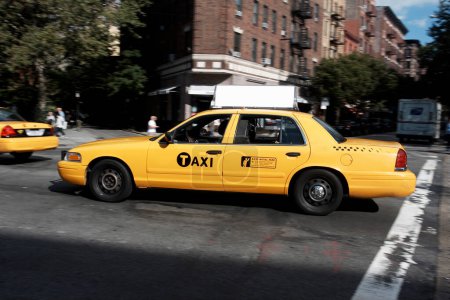 Photo for Taxi Billboard in  Chelsea, NYC - Royalty Free Image