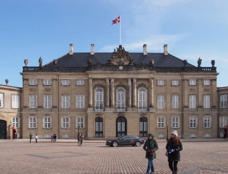 Téléchargez les photos : Palais Amalienborg à Copenhague - en image libre de droit