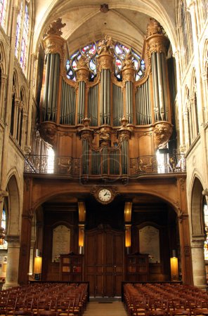 Foto de Instrumento musical de órgano de tubo antiguo - Imagen libre de derechos