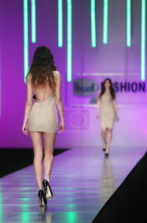 Photo for Fashion Show. Stylish Trendy Presentation - Royalty Free Image