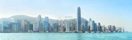 Téléchargez les photos : Ville moderne de Hong Kong, lieu de voyage sur fond - en image libre de droit