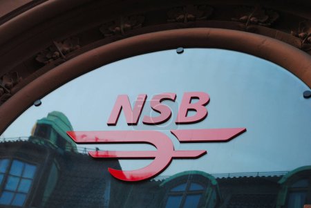 Téléchargez les photos : Bureau NSB logo signe - en image libre de droit