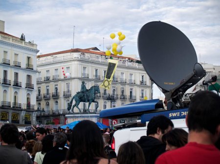 Téléchargez les photos : L'épicentre de la Révolution espagnole à Madrid - en image libre de droit
