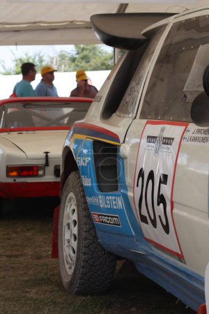 Photo for Peugeot 205 T16 rally car, close up view - Royalty Free Image
