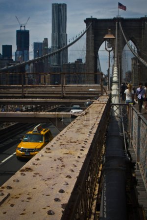 Photo for Brooklyn bridge in new york - Royalty Free Image