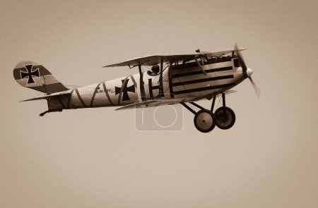 Téléchargez les photos : Pfalz D.III. Prise de vue de jour. Concept d'aviation - en image libre de droit