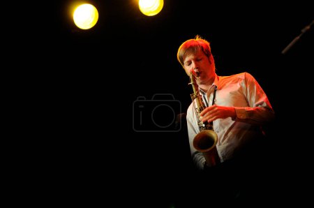Photo for Jazz Band playing on Stage - Royalty Free Image