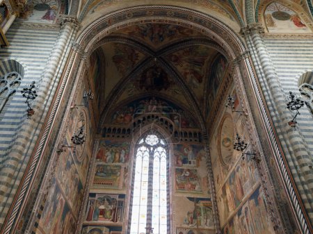 Photo for Interior of Christian cathedral in Orvieto - Royalty Free Image