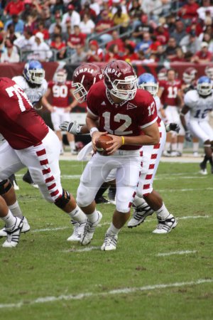 Photo for Temple Quarterback Vaughn Charlton A - Royalty Free Image