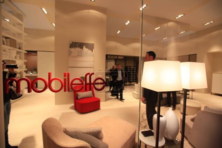 Téléchargez les photos : Salone del Mobile, salon international des accessoires d'ameublement - en image libre de droit