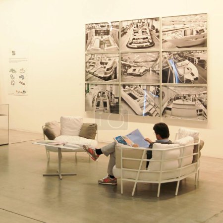 Foto de MiArt, exposición internacional de arte moderno y contemporáneo - Imagen libre de derechos