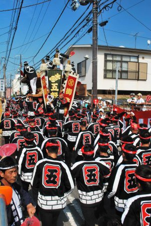 Foto de Vista del festival Kishiwada Danjiri - Imagen libre de derechos