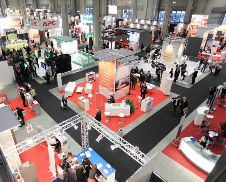 Photo for Smau 2010, international tradeshow of business intelligence and information technology - Royalty Free Image