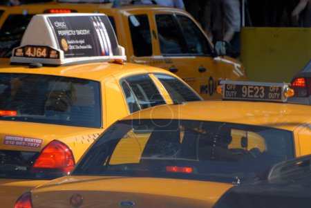 Foto de Taxi amarillo en Nueva York - Imagen libre de derechos