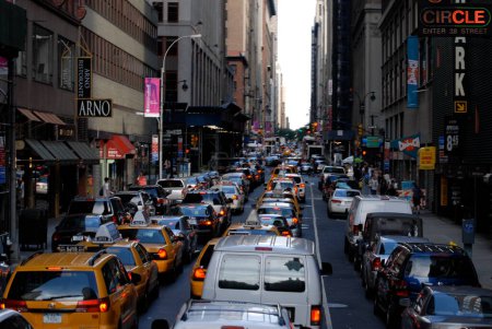 Foto de Tráfico en Manhattan, ciudad de Nueva York - Imagen libre de derechos