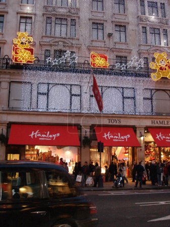 Photo for Hamleys store on city street - Royalty Free Image