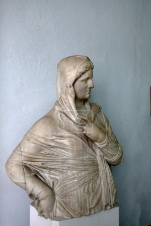 Foto de Antigua escultura en la ciudad de Kos. Dodecaneso, Grecia - Imagen libre de derechos