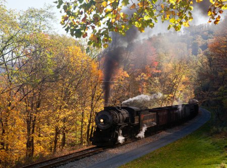 WM Propulsion des trains à vapeur le long du chemin de fer