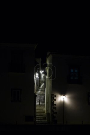 Photo for Tavira city street by night - Royalty Free Image