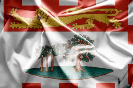 Photo for Prince Edward Island flags - Royalty Free Image