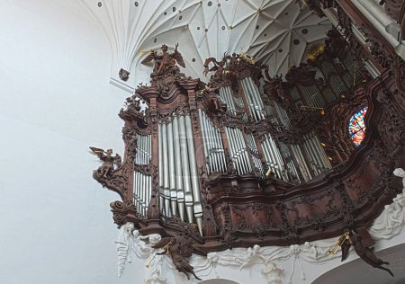 Foto de Gdansk Oliwa - órgano en la Catedral, Polonia - Imagen libre de derechos