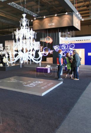 Photo for Salone del Mobile 2011, international furnishing accessories tradeshow - Royalty Free Image