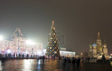 Photo for "Moscow, Christmas tree on Red square" - Royalty Free Image