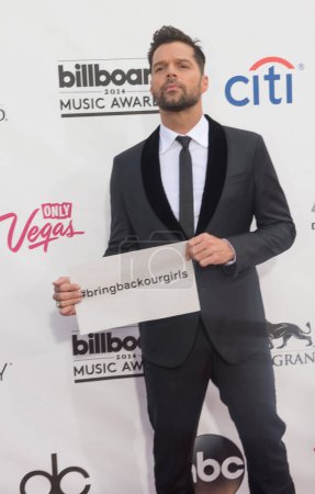 Téléchargez les photos : Ricky martin aux Billboard Music Awards 2014 à Las Vegas - en image libre de droit