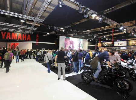 Photo for EICMA 2011, International Motorcycle Exhibition - Royalty Free Image