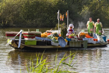 Foto de Westland Floating Flower Parade 2011, The Netherlands - Imagen libre de derechos