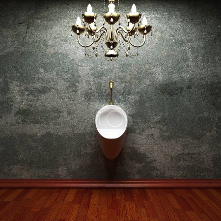 Photo for White toilet in vintage room - Royalty Free Image