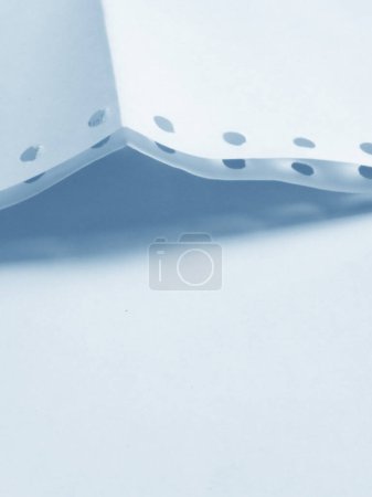 Photo for White paper sheets, white background - Royalty Free Image