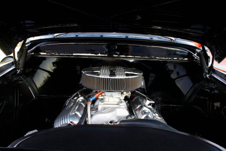 Foto de Compartimento del motor del coche - Imagen libre de derechos