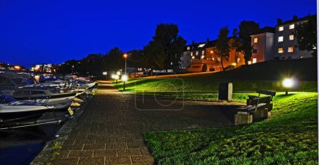 Photo for Along the river bank, Otra, Kristiansand. - Royalty Free Image