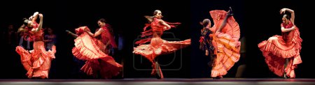 Foto de Bailarines flamencos españoles actuando - Imagen libre de derechos