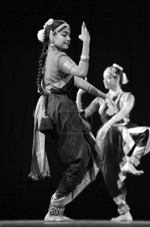Photo for Indian Bharata Natyam dancers - Royalty Free Image
