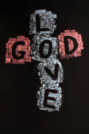 Photo for Crossword of Love God - Royalty Free Image