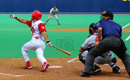 Téléchargez les photos : "Shane Victorino, Phillies Outfielder dans son uniforme de ligue mineure. Concept de jeu de baseball - en image libre de droit