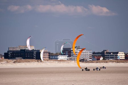 Photo for Beach-Buggies in St.Peter-Ording, Germany - Royalty Free Image
