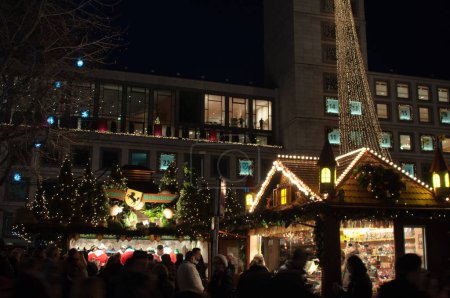 Photo for Christmas Market In Stuttgart - Royalty Free Image