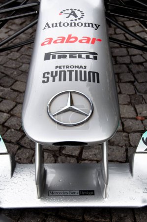 Foto de Mercedes GP Petronas - F1 coche de carreras - Imagen libre de derechos