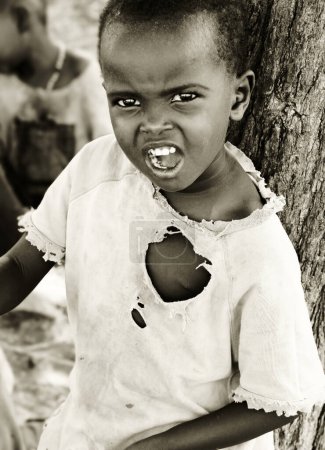Photo for Portrait of little African girl - Royalty Free Image