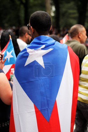 Foto de Desfile de día puertorriqueño - Imagen libre de derechos