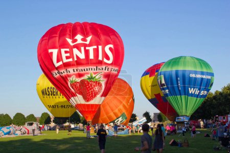 Foto de Festival de globos aerostáticos, agosto 2012, Kevelaer, Alemania - Imagen libre de derechos