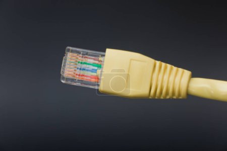 Foto de Cable de red informática (RJ45
) - Imagen libre de derechos