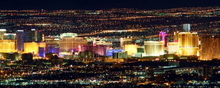 Célèbre Las Vegas Strip, paysage urbain 