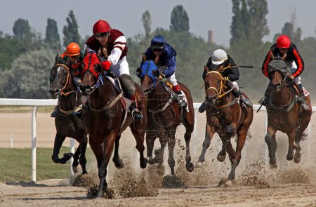 Photo for Lockeys at horse racing - Royalty Free Image