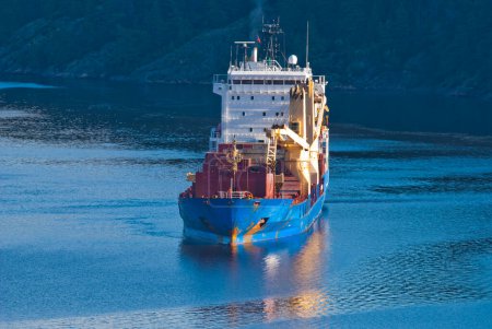 Photo for Large vessel in ringdalsfjord - Royalty Free Image