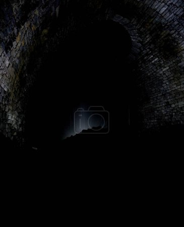 Photo for Dark back lighting in Tunnel - Royalty Free Image