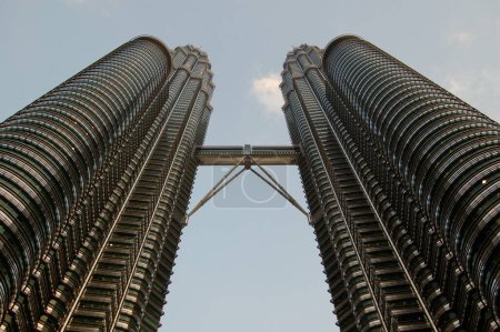 Photo for Kuala Lumpur Petronas Towers. Traveling through Asia concept - Royalty Free Image